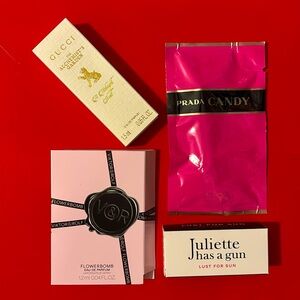 Bundle of 4 Samples for Women GUCCI • Prada • VICTOR&ROLF • Juliette has agun